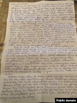 Bəxtiyar Hacıyevin müraciəti (Fotonu hüquq müdafiəçisi Rüfət Səfərov təqdim edib)