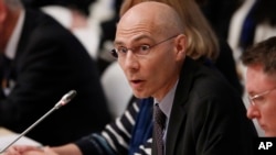 FILE - UN High Commissioner for Human Rights Volker Türk.
