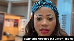 Stéphanie Mbombo, Présidente du Cercle des Réformateurs Intègres du Congo (CRIC) parti affilié à l’UDPS du président Félix Tshisekedi.