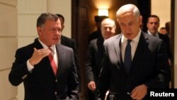 عکس: ارشیف - د اردن پاچا عبدالله او د اسرائیل صدراعظم بنیامین نتنیاهو