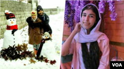 مهدی مسکین‌نواز، زندانی سیاسی و دخترش عسل مسکین‌نواز