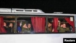 რუსების ტყვეობიდან დახსნილი უკრაინელი ქალი სამხედროები, ოქტომბერი, 2022