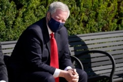 Mark Meadows, di RS Walter Reed, Bethesda, 4 Oktober 2020.