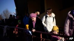 Izbeglice iz Lavova u Poljskoj, 11. mart 2022.