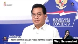 Jubir Satgas Penanganan COVID-19 Prof Wiku Adisasmito mengatakan penetapan status endemi tetap berada di tangan WHO. (VOA)