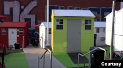 로스앤젤레스의 노숙자 주거 시설 '타이니 홈 빌리지'