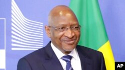 FILE — Mali's former Prime Minister Soumeylou Boubeye Maiga attends a meeting at EU headquarters in Brussels, June 28, 2018. 