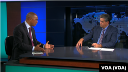 Adalberto Costa Júnior, presidente da UNITA, em entrevista à VOA (Álvaro Ludgero Andrade), Washington, Estados Unidos, 10 Março 2022