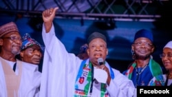 Sabon shugaban jam'iyyar APC, Sanata Abdullahi Adamu 