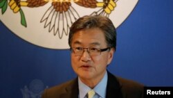 时任美国朝鲜问题特使尹汝尚（路透社2017年资料照 ）