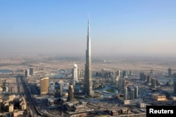 FILE - A view of Burj Dubai in Dubai, United Arab Emirates, Dec. 21, 2009.