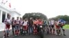 Jokowi Sambut Pembalap Moto GP di Istana Merdeka