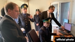 ABŞ Səfiri Li Litzenberger Astara sərhəd yoxlama məntəqəsində