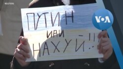 "არ გავატარებთ ტვირთს რომელიც ტერორისტულ ქვეყნებში მიემართება,"- უკრაინელებმა პოლონეთი ბელარუსის საზღვართან აქცია გამართეს