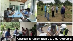 ຮູບທີ່ໄດ້ຮັບການແບ່ງປັນຈາກບໍລິສັດ CaA Co. Ltd. ໃນລະຫວ່າງການດໍາເນີນງານຢູ່ພາກສະໜາມ ຂອງພະນັກງານບໍລິສັດ.