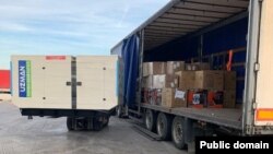 Azərbaycan Ukraynaya növbəti humanitar yardım göndərib (Foto Ukraynanın Azərbaycandakı Səfirliyinindir)