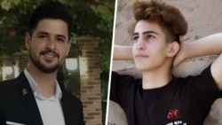 محمد بروغنی (راست)‌ و محمد قبادلو 