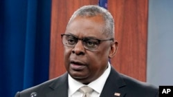 资料照片：美国国防部长奥斯汀。