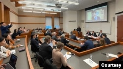 Jorj Vashington universitetidagi forum, 6-dekabr, 2022