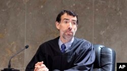 미국 조지아주 풀턴카운티 고등법원의 로버트 맥버니 판사 (자료사진)