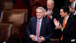 Le représentant de la Californie, Kevin McCarthy, au Capitole à Washington, le vendredi 6 janvier 2023. 