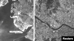 지난 19일 북한 조선중앙통신이 공개한 정찰위성으로 촬영된 서울 사진.