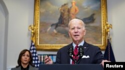 조 바이든 미국 대통령이 5일 백악관에서 이민 정책에 관해 연설했다.