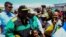 FILE - South African President Cyril Ramaphosa holds meet and greet with Philippi residents on the Cape Flats, a week before the African National Congress holds its national conference in Cape Town, Dec. 10, 2022. 