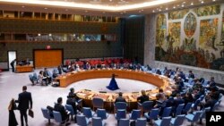 21일 유엔 안보리에서 북한의 최근 ICBM 발사 문제를 논의했다.