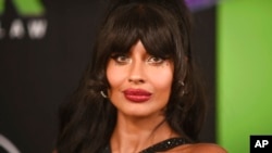 Aktris Jameela Jamil di acara pemutaran perdana "She-Hulk: Attorney at Law di Los Angeles (dok: Richard Shotwell/Invision/AP)