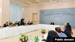 Prezident İlham Əliyev Orta Dəhliz mövzusunda beynəlxalq konfransında çıxış edib (Rəsmi foto)