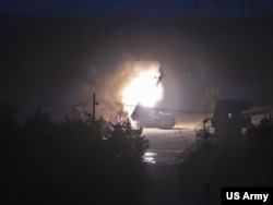 Republic of Korea Army and the US Army 2nd Infantry Division soldiers fire short range missiles to demonstrate readiness in South Korea, June 6, 2022. (U.S. Army photo by Staff Sgt. Cody Harding / 2nd Infantry Division)