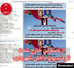 حمله سایبری به شهرداری تهران، گروه «قیام تا سرنگونی»