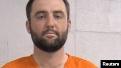 A mugshot of golfer Scottie Scheffler after he was detained by police following an incident in Louisville, Kentucky, on May 17, 2024. (Louisville Department of Corrections via Reuters)