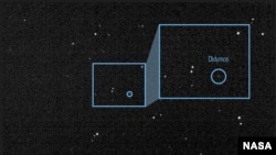 This image shows light from the asteroid Didymos and its orbiting moonlet Dimorphos. It is a combination of 243 images taken by the Didymos Reconnaissance and Asteroid Camera for Optical navigation (DRACO) on July 27, 2022. (Image Credits: NASA JPL DART N