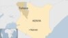 Ramani ya Kenya ikionyesha eneo la Turkana