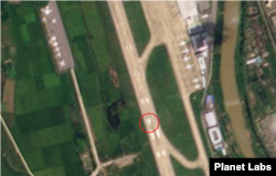 이달 6일 또다른 항공기 1대가 활주로에서 발견됐다. 자료=Planet Labs