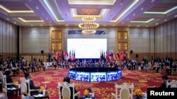 5일 캄보디아 프놈펜에서 동남아시아국가연합(ASEAN·아세안) 외교장관회의가 진행되고 있다.