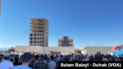 Nexweşxana Zaxo, dema gehiştina qurbaniyên topbarana Tirkiyê ku 8 kuştî hene û 25 geştiyar jî birîîndar bûne