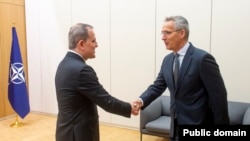 Ceyhun Bayramov və Yens Stoltenberq