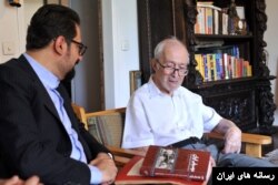 عکسی از امیراشرف آریان‌پور از اواخر عمر او.