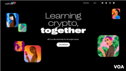 Screenshot of VOA's report "Women Helping Build Web3, Tech's Next New Thing"