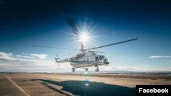 მესაზღვრეების MI-8 MTV-1, რომელიც გუდაურში ჩამოვარდა, დავით თაბაგარის ფოტო