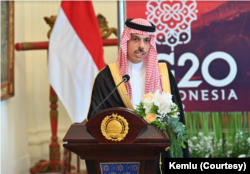 Menteri Luar Negeri Arab Saudi Pangeran Faisan bin Farhan. (Foto: Courtesy/Kemlu)