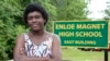 Malika Mobley, siswa dari Sekolah Menengah Atas Enloe di Raleigh, North Carolina, mengungkapkan kekhawatirannya akan keberadaan polisi di lingkungan sekolah dalam wawancara pada 3 Juni 2022. (Foto: AP/Chris Seward)
