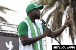 Ousmane Sonko, maire de Ziguinchor.