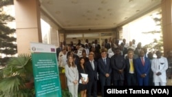 Douze Etats côtiers de la Cédéao à Abuja pour discuter de la sécurité maritime dans la région, le 4 avril 2022. (VOA/Gilbert Tamba)