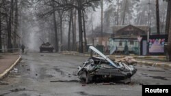Hali katika eneo la Bucha mji mkuu wa Kyiv nchini Ukraine