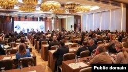 “Mina Təhlükəsi ilə Mübarizə: çağırışlar və imkanlar” mövzusunda keçirilən beynəlxalq tədbir (Foto ANAMA-dır)