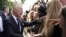FILE - Britain's King Charles III meets the public near Lambeth Bridge in London, Sept. 17, 2022. Planning for the monarch's coronation next month is being met with subdued enthusiasm in Canada, the Commonwealth's largest country by area.